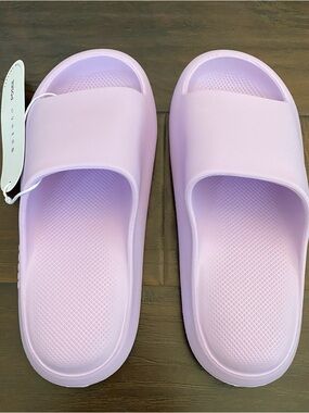 Posse rubber sliders sandals women’s size fits 9 /9.5